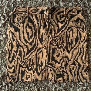 Chaps tiger print skirt size 14